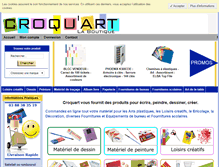 Tablet Screenshot of croquart.com